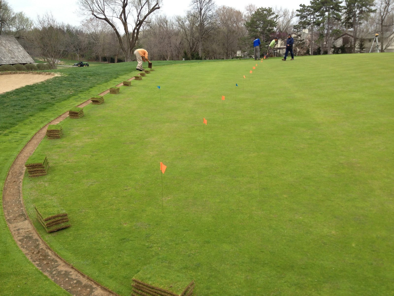 Wichita Country Club Golf Course Management Greens Drainage Installation