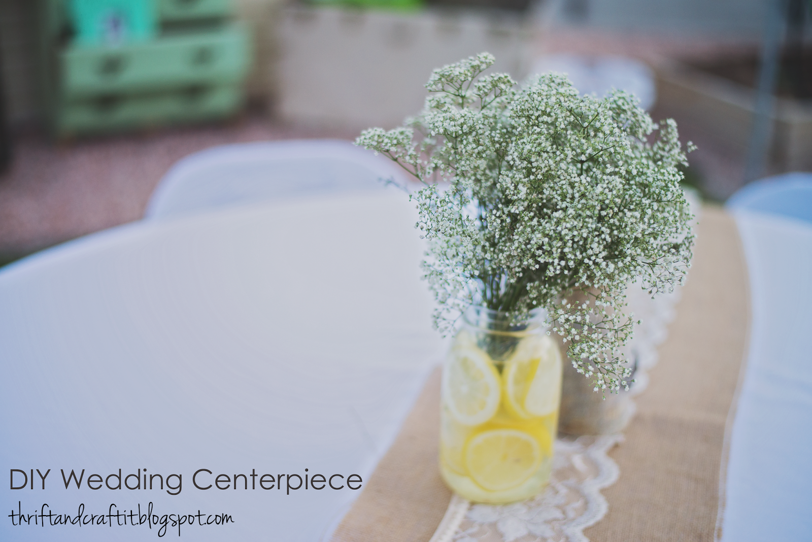 Thrift And Craft It Diy Wedding Centerpiece