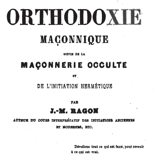 Orthodoxie Maconnique