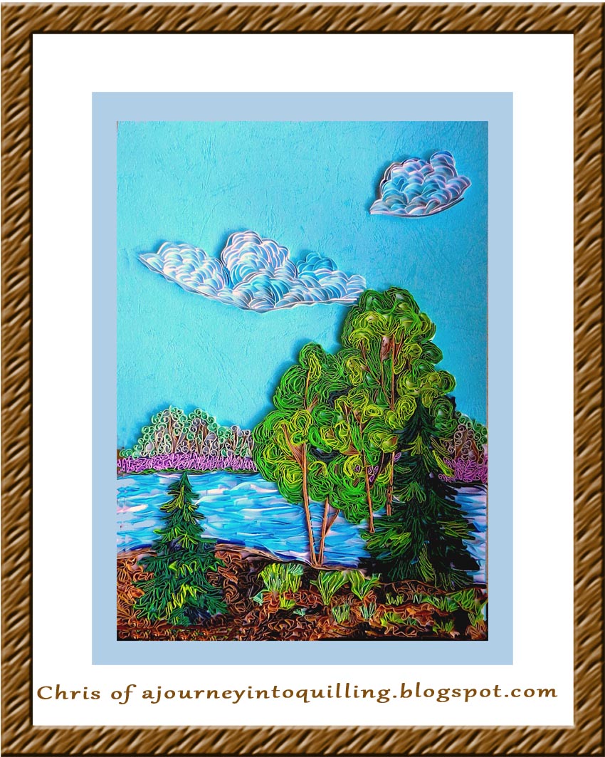 A Journey into Quilling & Paper Crafting Quilled Nature Landscape