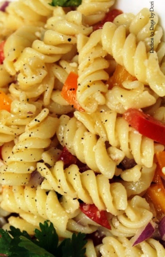 The Bestest Recipes Online Sweet Peppers Pasta Salad