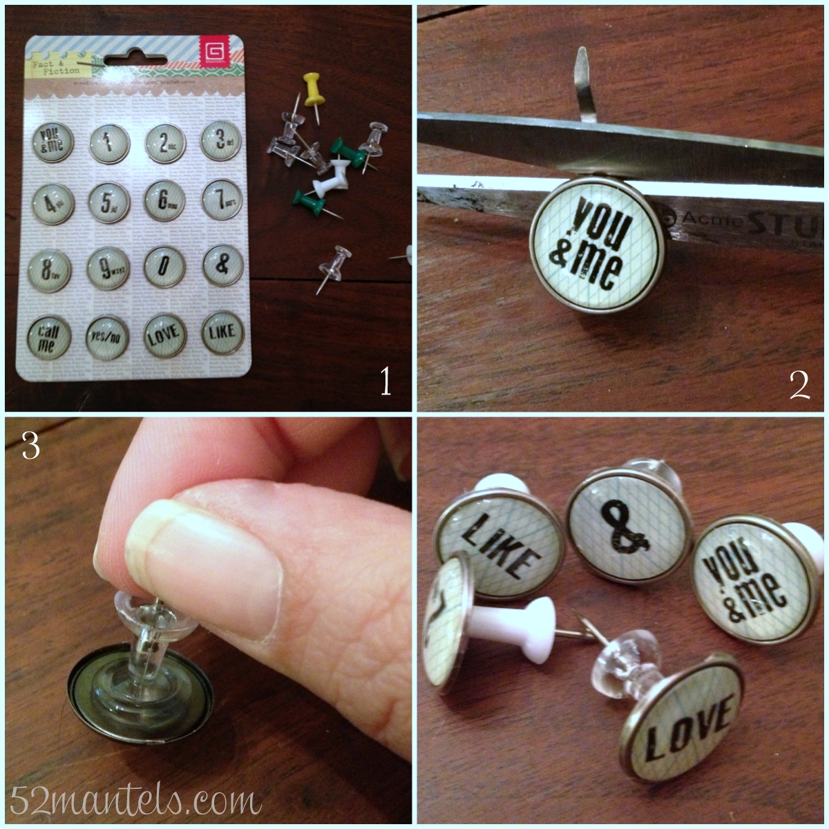 52 Mantels Easy Framed Cork Board {+ Quick Push Pins!!}