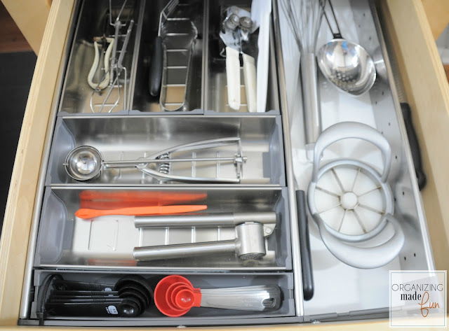 After: Organized Utensil Drawer:: OrganizingMadeFun.com