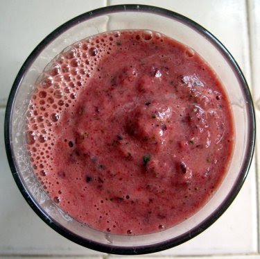 plum yogurt spinach smoothie