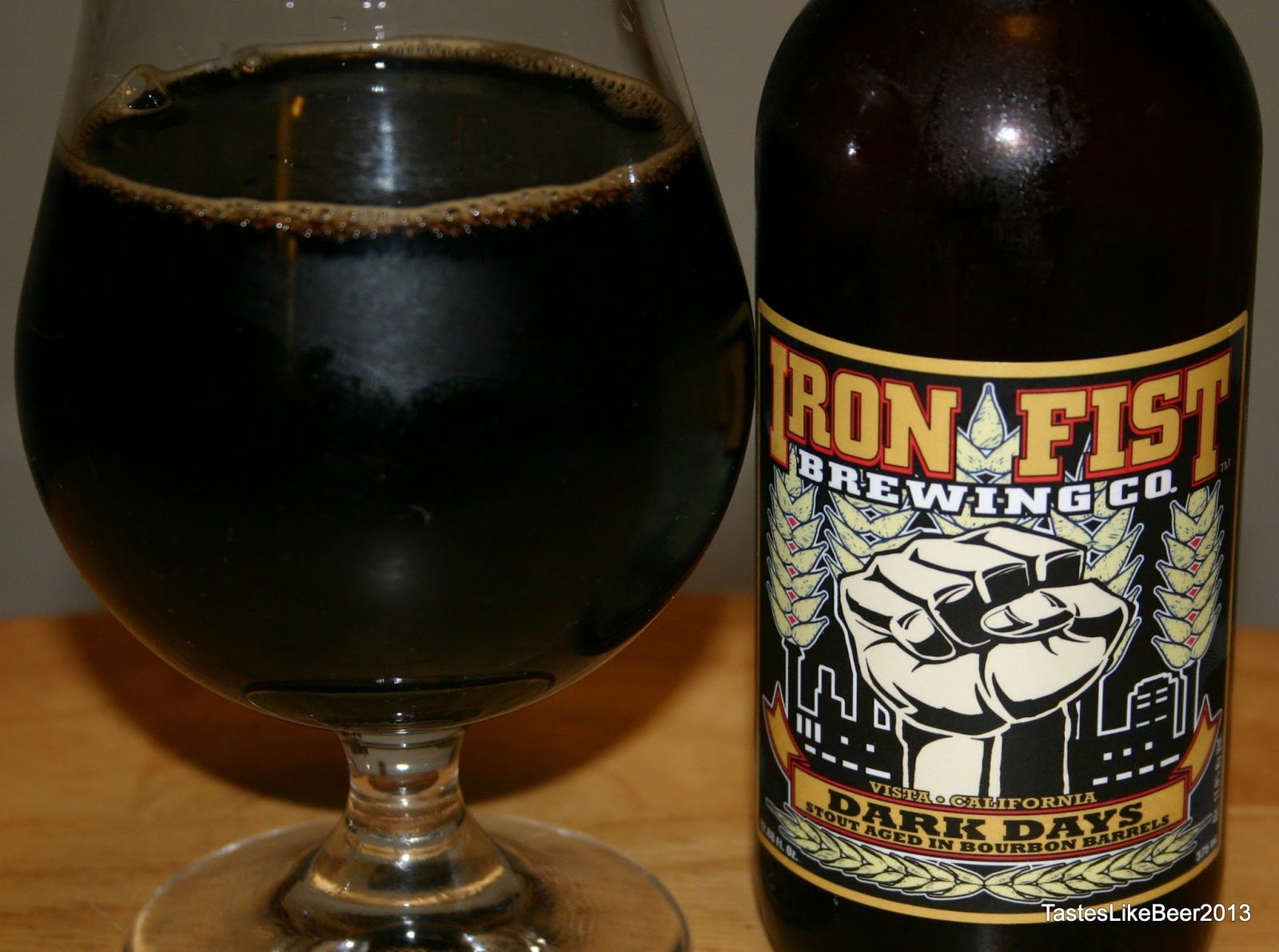 Tastes Like Beer Iron Fist Brewing Co Dark Days