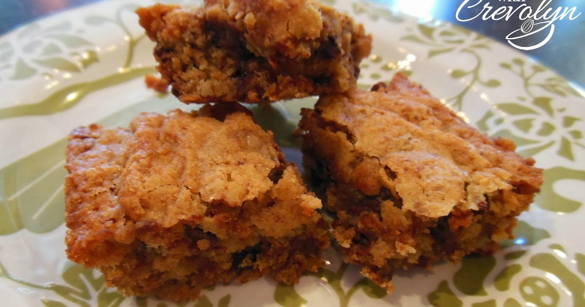 Cooking with Crevolyn Toffee Blondies in a Jar