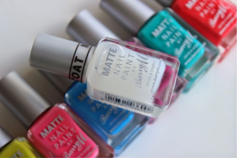 New Barry M Matte Nail Paint Shades for Summer 2014