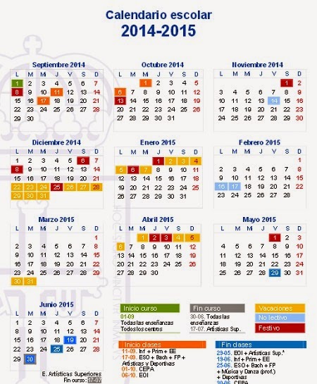 Calendario escolar