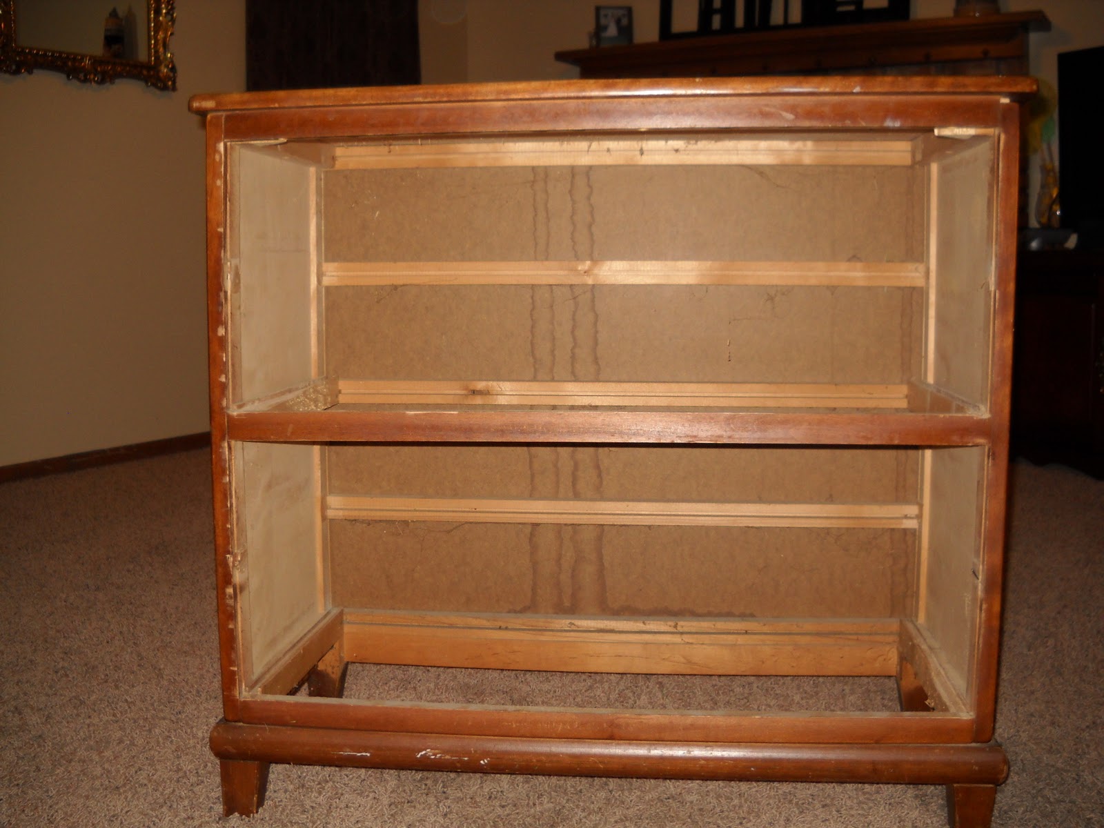 Mrs. Faircloth Dresser turned bookcase