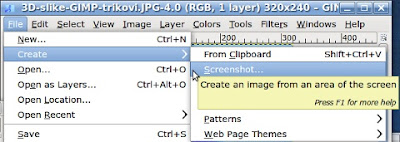 screenshot slike GIMP trikovi screenshot slike GIMP trikovi