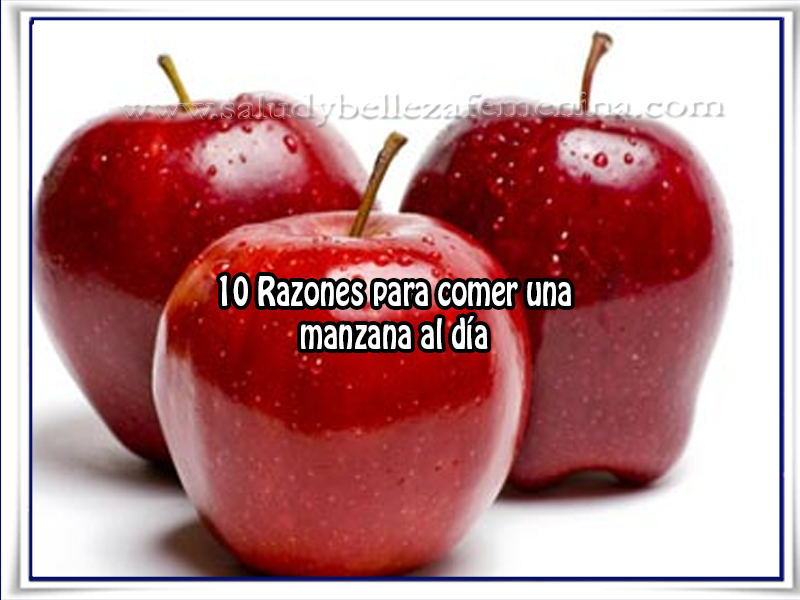 10 Razones para comer una manzana al día Salud y bienestar, manzana