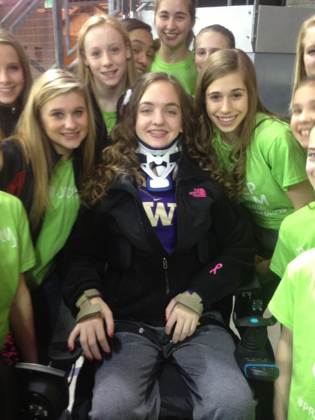 GET WELL JACOBY Outing to UW gymnastics meet...