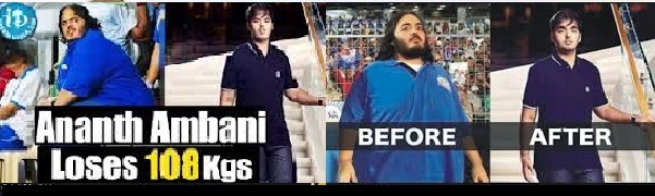 How Anant Ambani lose 108kg in 18 months.
