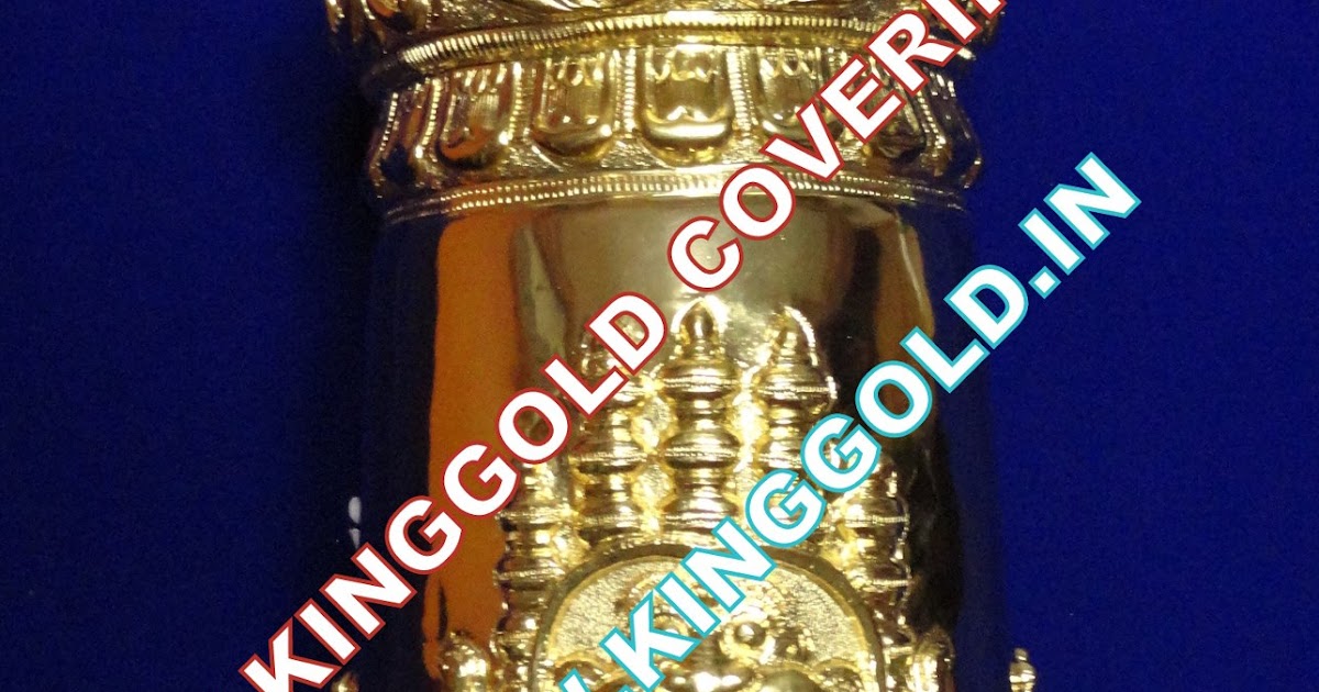 KING GOLD COVERING TEMPLE ORNAMENTS