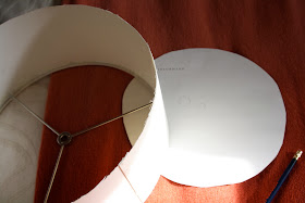 temporary diy diffuser for ceiling fan makeover, tracing holes