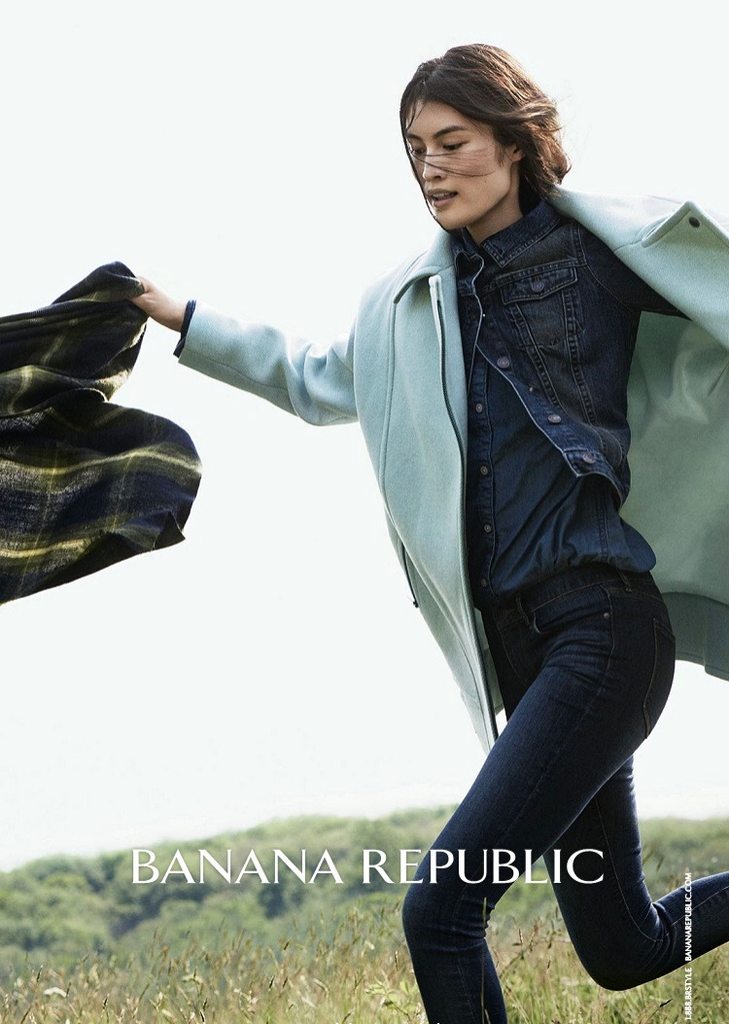 ASIAN MODELS BLOG AD CAMPAIGN Sui He for Banana Republic, Fall 2015