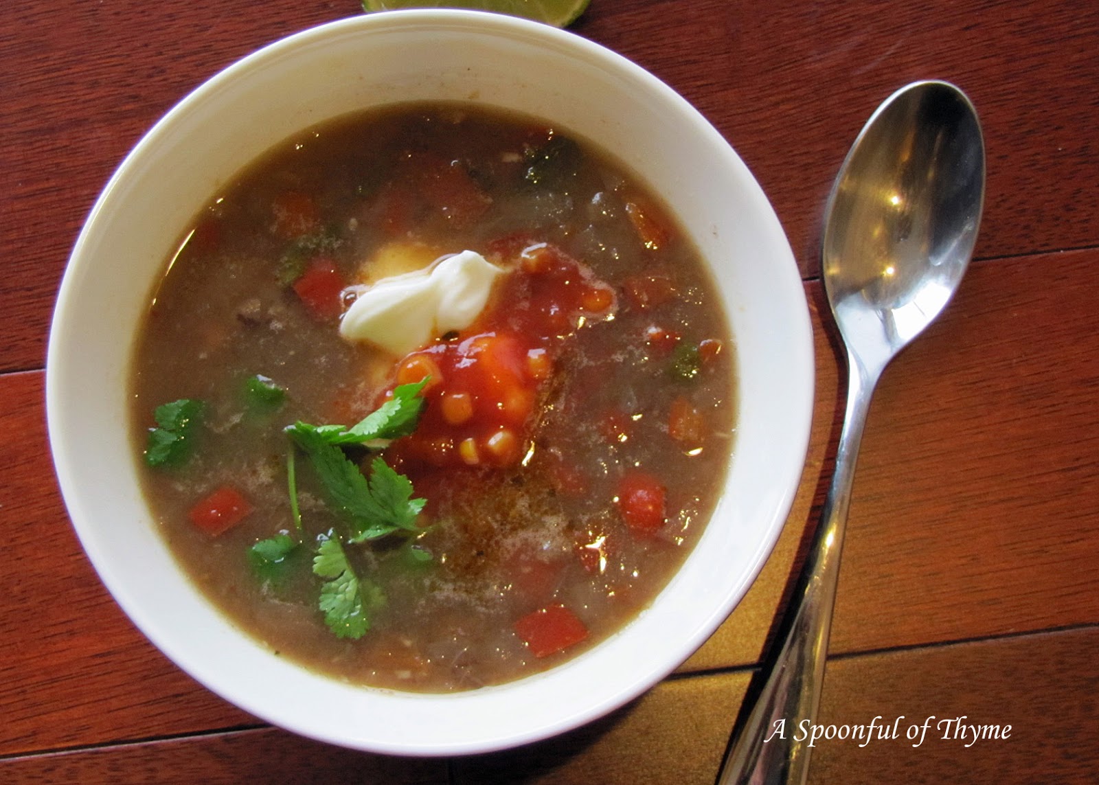 Black Bean Soup with Chipotle Chiles featuring Rancho Gordo Heirloom Beans