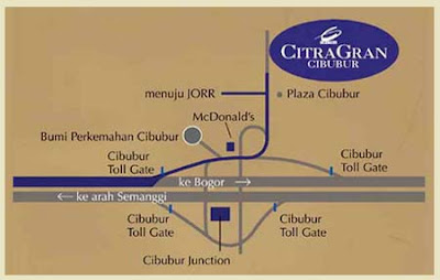 lokasi perumahan cibubur