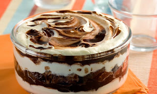 pavê de creme e chocolate #receita de #pave de #creme e #chocolate