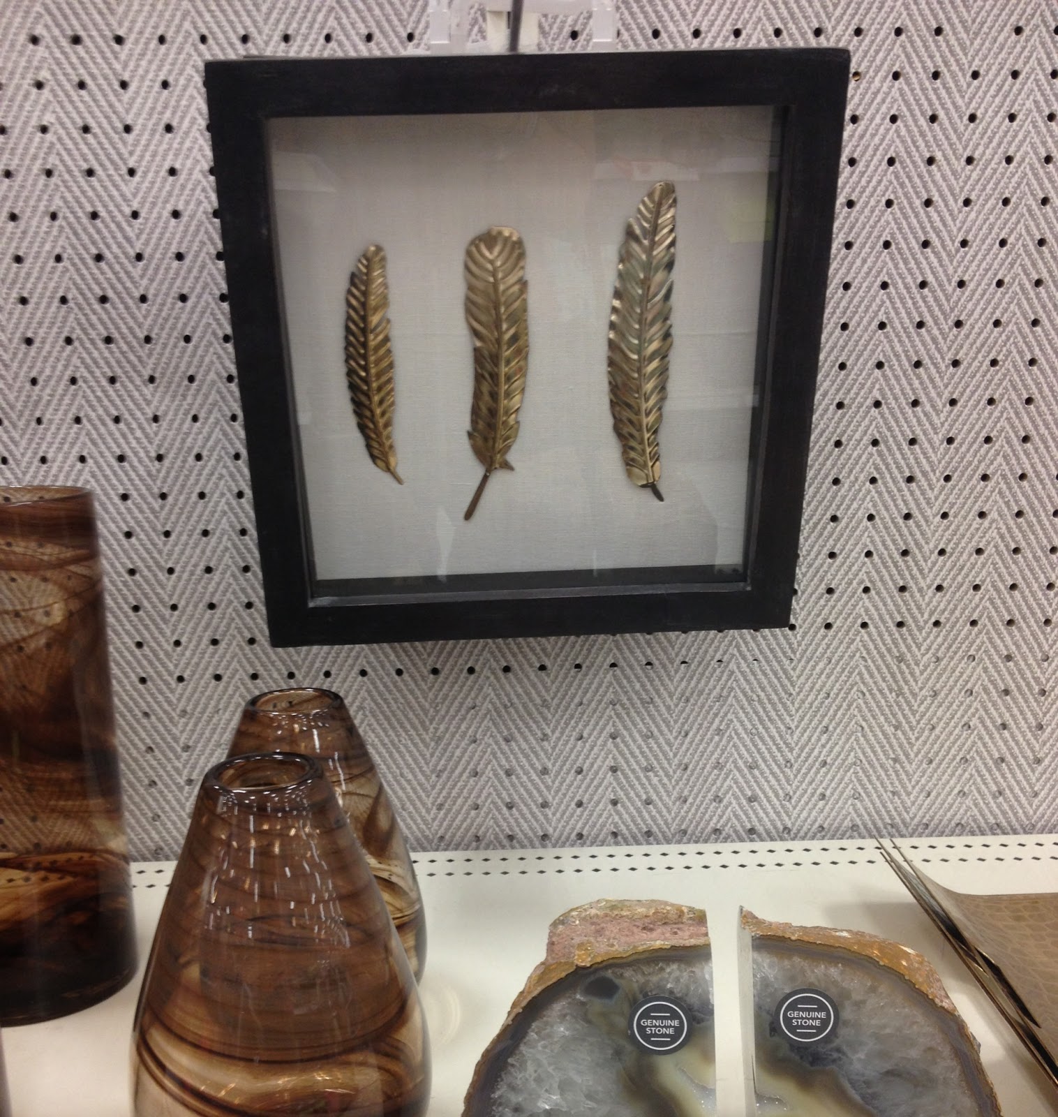 DIY Gilded Feather Wall Art