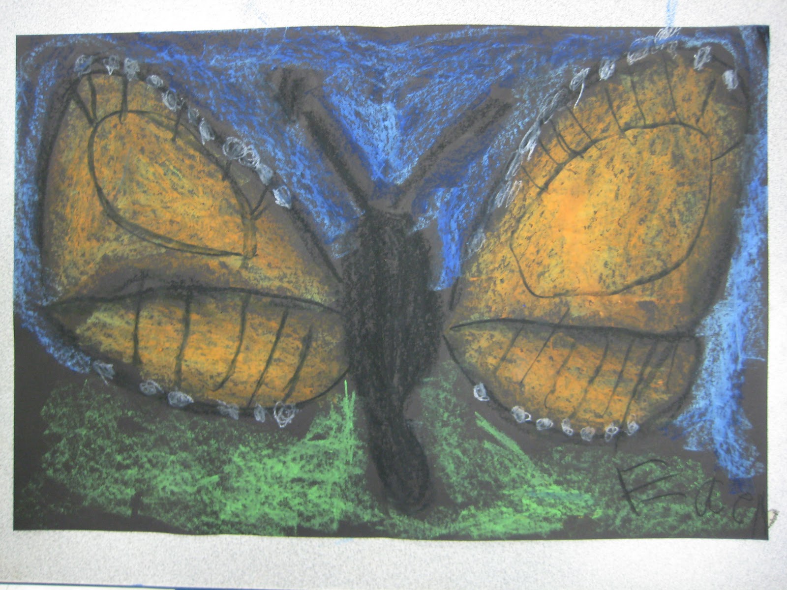 Art for Kids and Beginners: Create a Monarch Butterfly with Oil Pastels, Em Winn