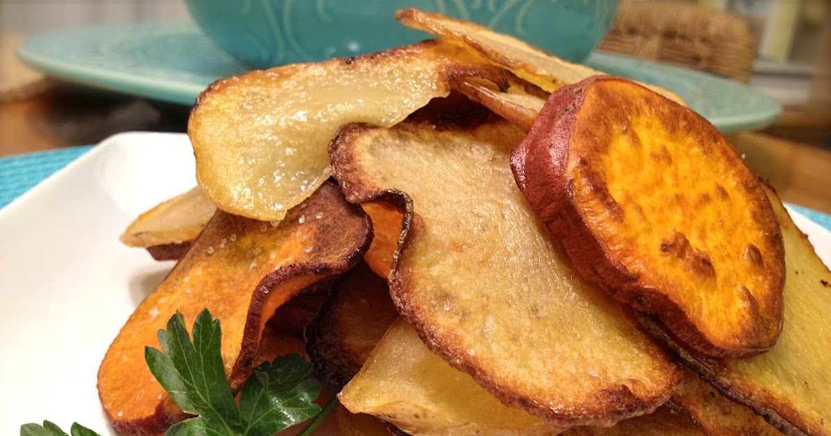 Clean, Fresh and mostly Veggie Sea Salt and Vinegar Potato Chips With