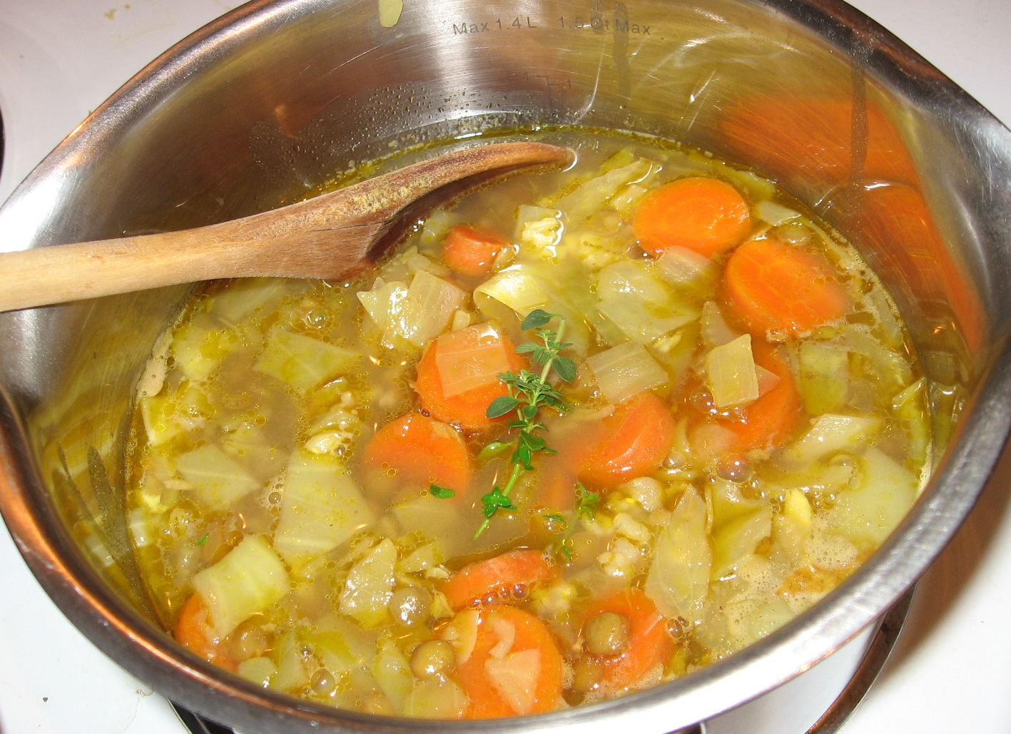 Two Peas in a Pod Curried LentilCabbage Soup and Benefits of
