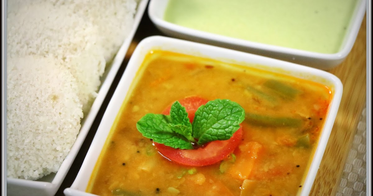 Where's the FOOOD!!!! Carrot Beans Sambhar CarrotBeans Lentil Curry