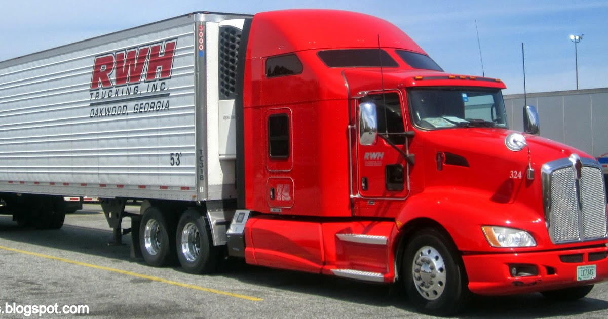 TRUCK TRAILER Transport Express Freight Logistic Diesel Mack Peterbilt Kenworth Volvo