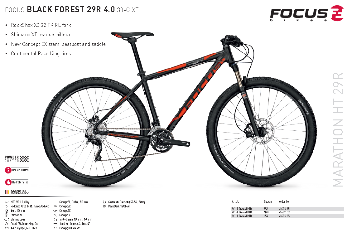 focus black forest 29r 4.0 2014
