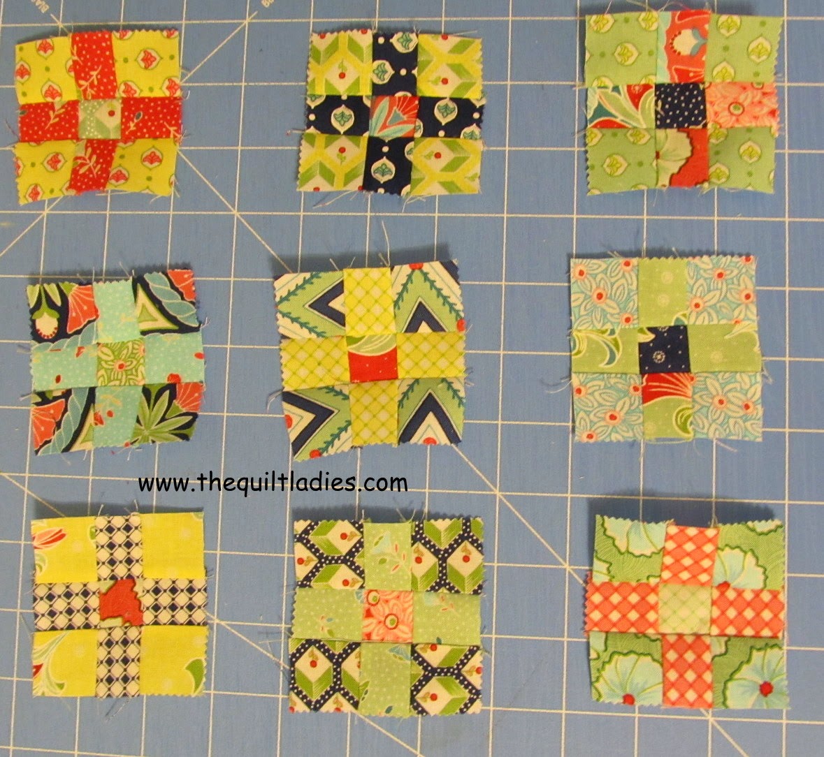 How to make a 9-Patch Table Topper Quilt Pattern and Tutorial