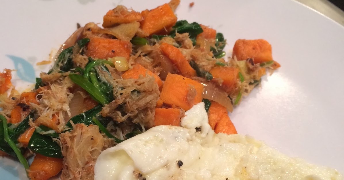 Bohemian in the Burbs Crab & Yam Hash Low Carb