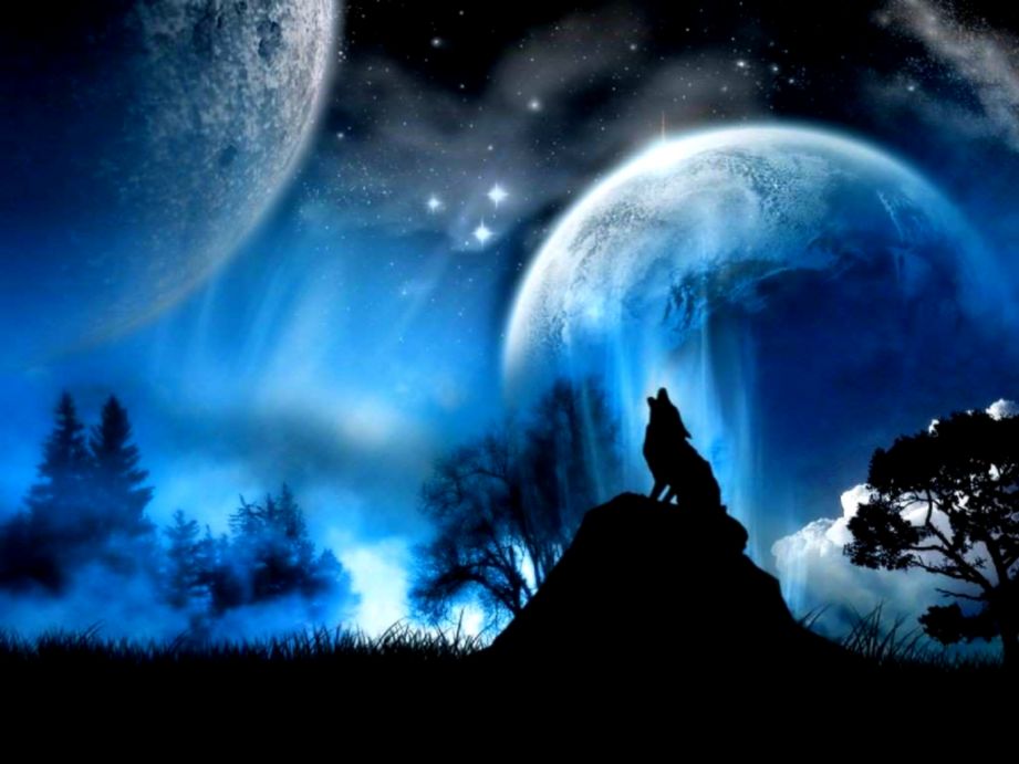 Cool Wolves Howling Background Cool Wolves Howling Background