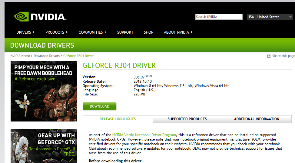 Drivers | GeForce Nvidia Drivers Intel Download