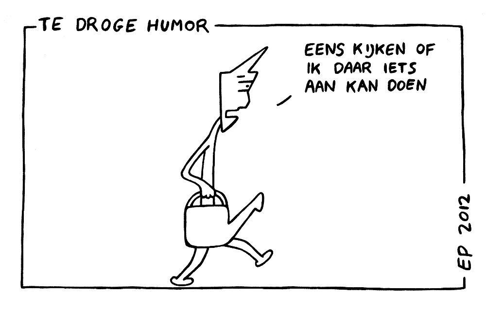 Ep op het web Te droge humor