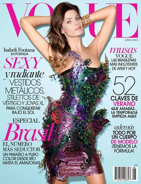 Isabeli Fontana for Vogue Mexico June 2014