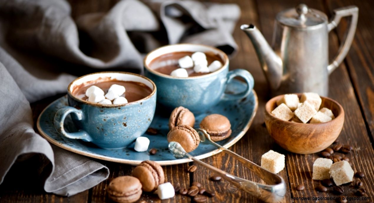 Hot Chocolate Mugs Coffee Beans Marshmallows Hd Wallpaper Hot Chocolate Mugs Coffee Beans Marshmallows Hd Wallpaper