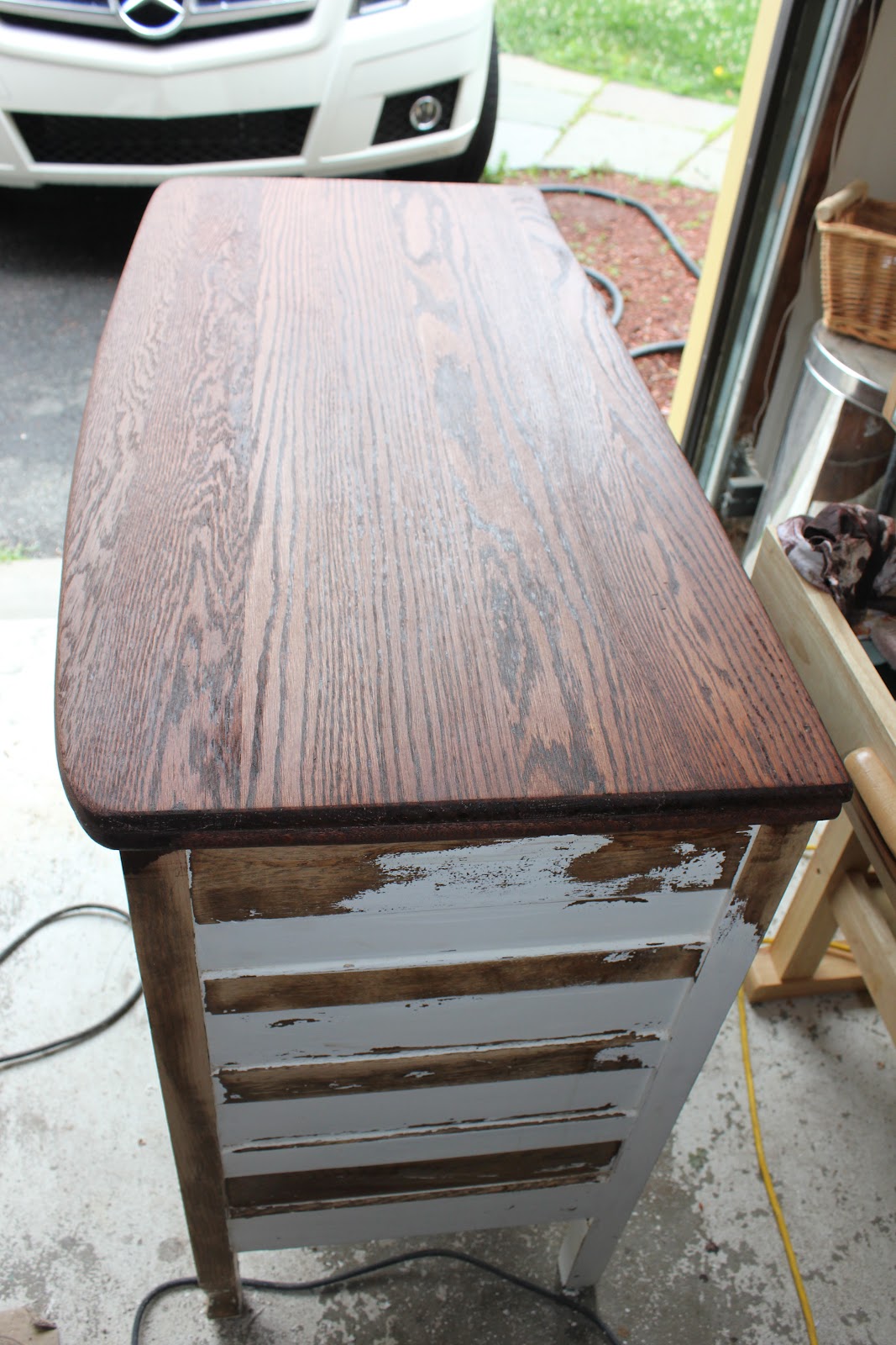 My Passion For Decor White And Neglected Craigslist Dresser Turned