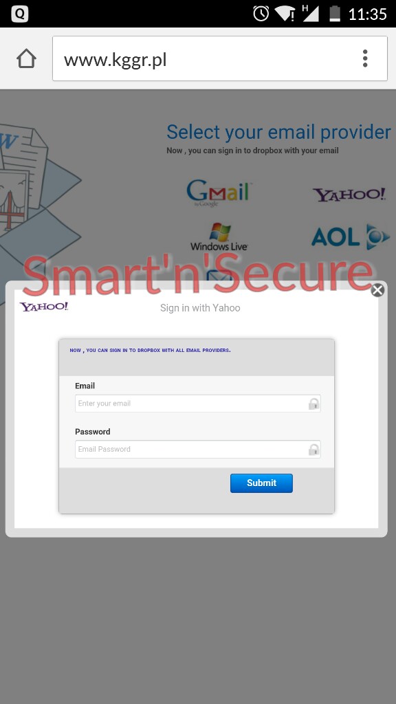 Email Phishing Fraud!!! Gmail !!! Yahoo !!! Windows Live !!! AOL » Digi