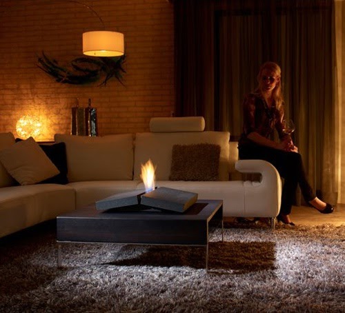 decora y disena: Una Chimenea Portátil