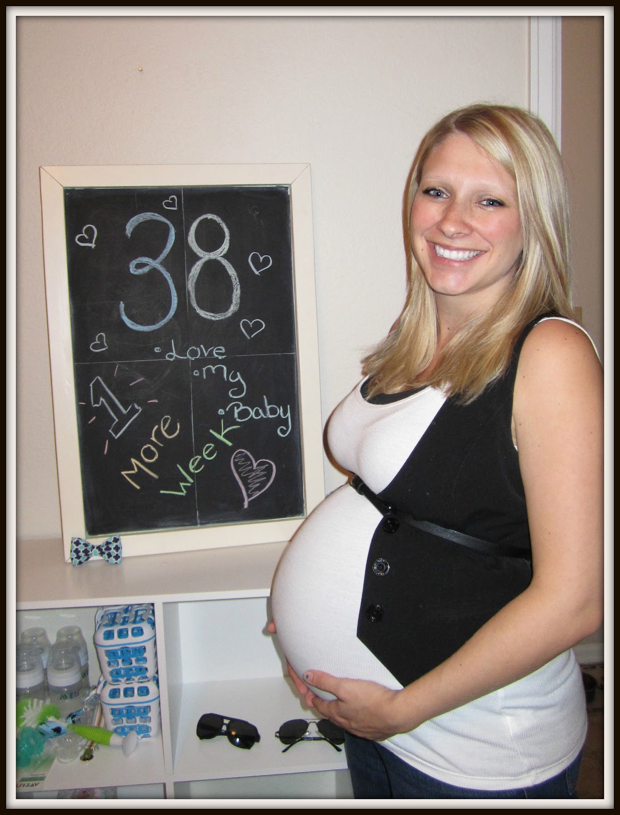 Us + Two 38 Weeks ( One week to go)