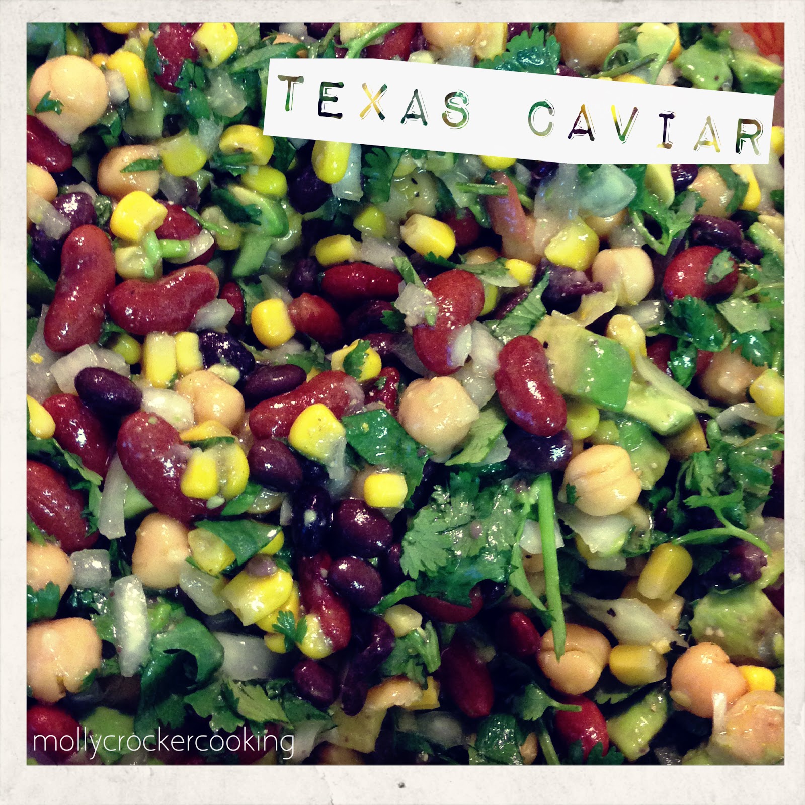 Molly Crocker Cooking Texas Caviar