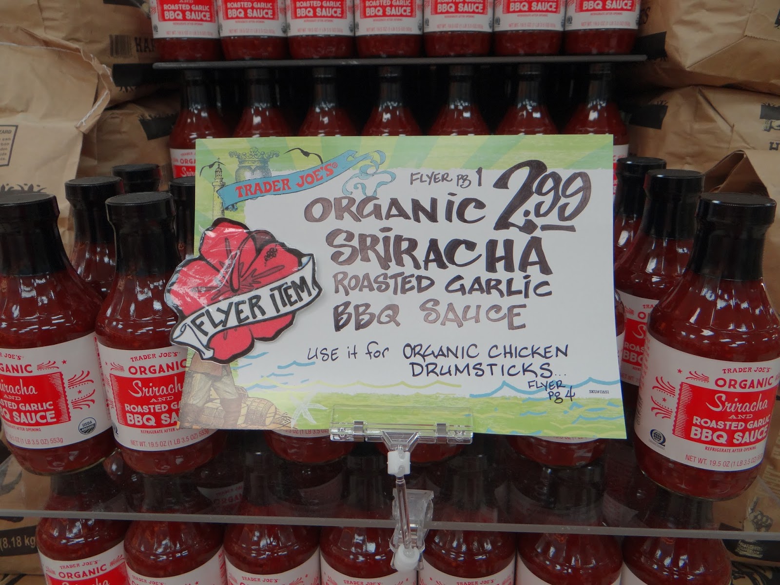 Trader Joe's 365 Day 153 Sriracha and Roasted Garlic BBQ Sauce