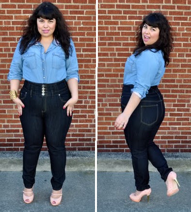 calças jeans para gordas e baixas