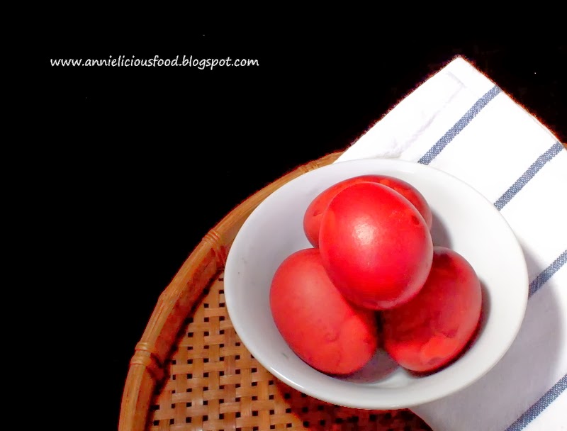 Annielicious Food Chinese Red Eggs (红鸡蛋)