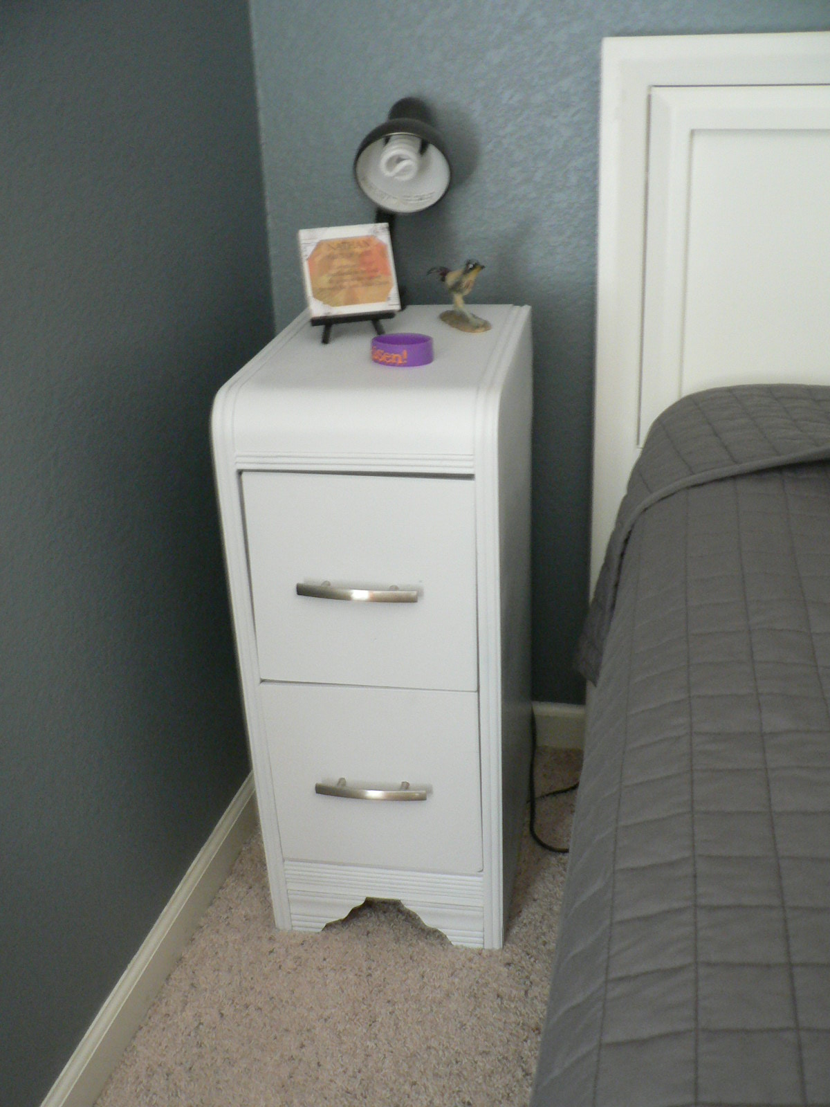 The Creative Chickadee Repurposed Desk into Night Stands