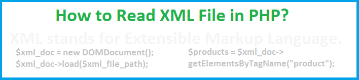 Read xml file in PHP