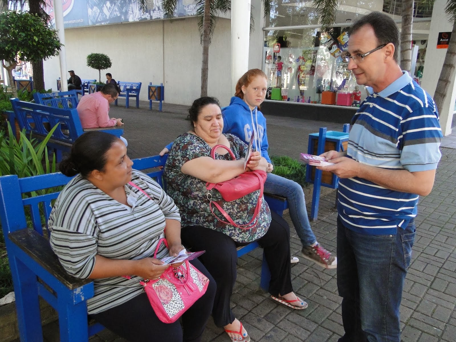 JAIR WINGERT NO CENTRO DE CAMPO BOM