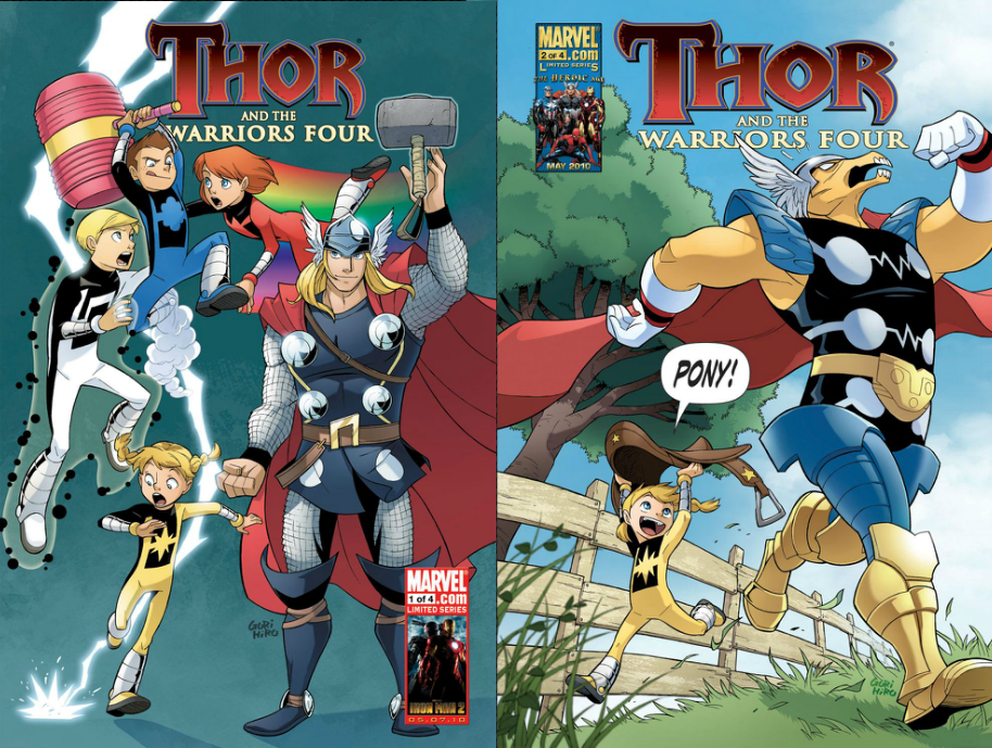 Thor and the Warriors Four #4 CBR