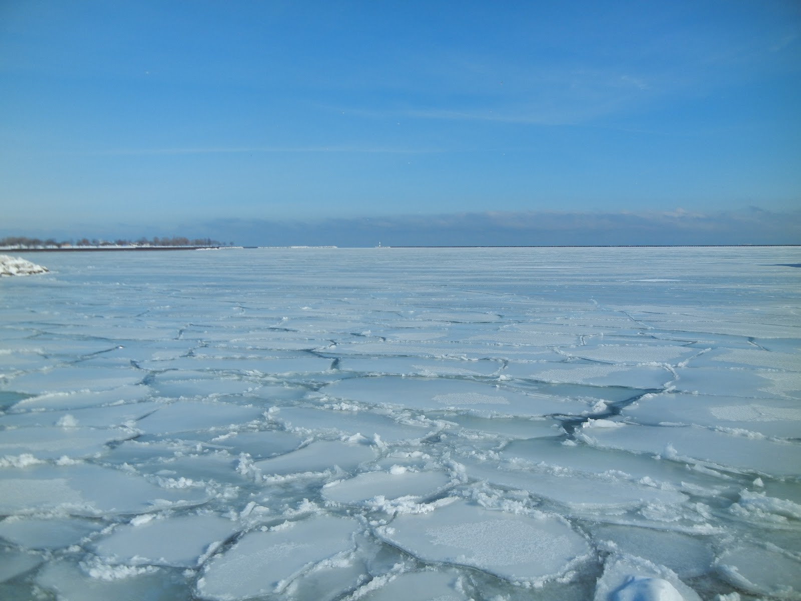 lake michigan freezing run frozen pursuit steady pictured during